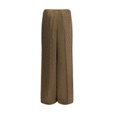 Pantalones de seda Fendi